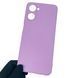 Чехол для Realme 10 4G однотонный с квадратными гранями с защитой камеры на реалми 10 4г сиреневый 0001244 фото 1