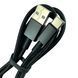 Кабель Hoco X119 USB &ndash; Type-C 1 м чёрный (нейлоновая оплётка, 3A, быстрая зарядка) 0062551 фото 2