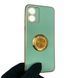 Чохол для Motorola Moto E13 (PAXT0034) з кільцем-підставкою із золотою окантовкою на моторола мото е13 бірюзовий gs1 0020402 фото 1