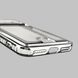 Чохол для Apple iPhone SE 2020 зі срібною окантовкою з кишенькою для карток на айфон се 2020 срібний 0013181 фото 6