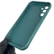 Чохол силіконовий Soft Touch з 3D принтом для Samsung Galaxy A34 5G (SM-A346E) темно-зелений (Повний захист камери) 0042005 фото 5