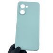 Чохол для Realme C33 з квадратними гранями із захистом камери на реалмі с33 сірий