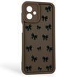 Чохол силіконовий Soft Touch з 3D принтом для Motorola G14 коричневий (Повний захист камери) 0057329 фото