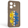 Чохол силіконовий Soft Touch з 3D принтом для Xiaomi Redmi Note 14 4G EU коричневий (Повний захист камери)