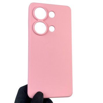 Чехол для Xiaomi POCO M6 Pro 4G силиконовый с микрофиброй нескользящий на сяоми поко м6 про 4г розовый 0032508 фото