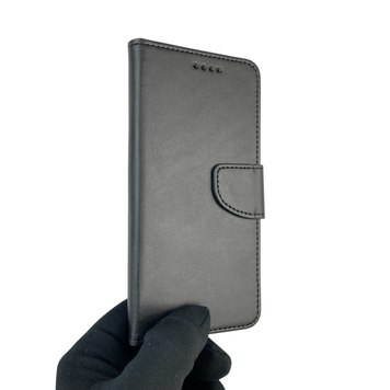 Чехол-книжка для телефона Tecno Spark 7 (KF6n) кожанная с магнитной застежкой на техно спарк 7 черна 0025347 фото