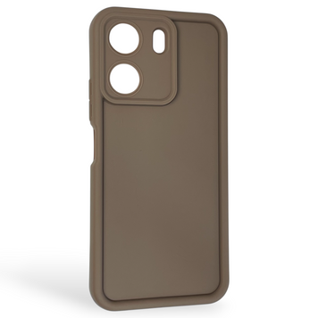 Чохол силіконовий Soft Touch для Xiaomi Poco C65 коричневий (Повний захист камери) 0039840 фото