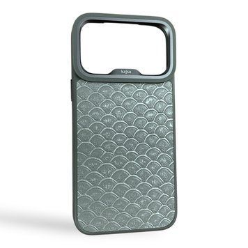 Чехол Kajsa Glamorous Mermaid для iPhone 18 Pro Max серый (MagSafe, металлическое кольцо камеры, премиум) 0062119 фото