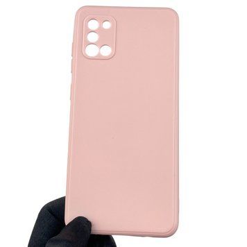 Чехол для Samsung Galaxy A31 (SM-A315F) с квадратными гранями с защитой камеры на самсунг а31 пудровый 0012589 фото