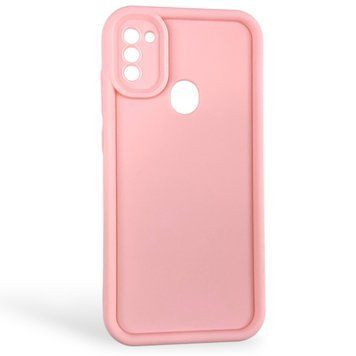 Чехол силиконовый Soft Touch для Samsung Galaxy M11 розовый (Полная защита камеры) 0053980 фото