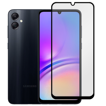 Захисне скло 6D OG для телефона Samsung Galaxy A05 (SM-A055) повноекранне протиударне на самсунг A05 чорне 0014017 фото