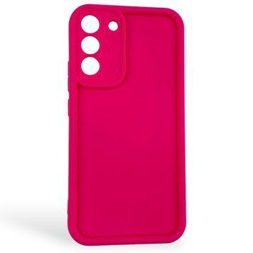 Чехол силиконовый Soft Touch для Samsung Galaxy S22 Plus малиновый (Полная защита камеры) 0054075 фото