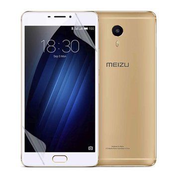 Плёнка гидрогелевая для Meizu m3 МАТОВАЯ на мейзу м3 прозрачная 0005985 фото