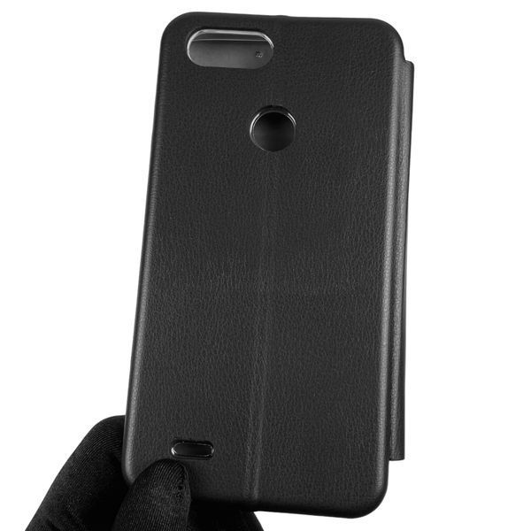 Чехол-книжка для Tecno Pop 2F B1F с подставкой на техно поп 2ф чёрная 0001974 фото