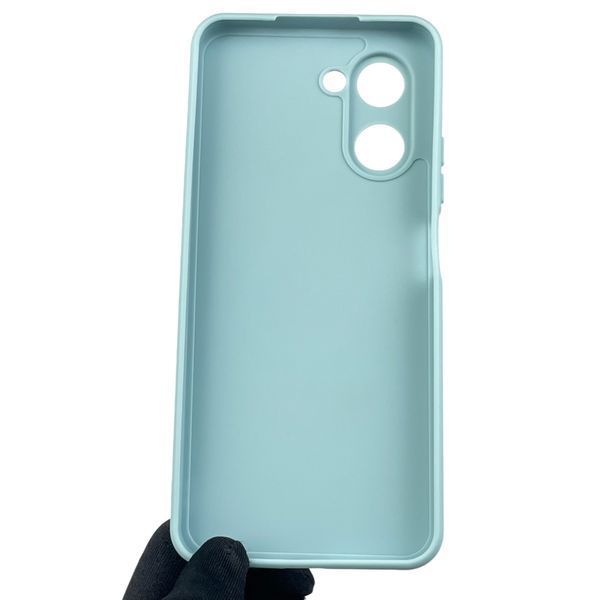 Чехол для Realme C33 с квадратными гранями с защитой камеры на реалми с33 серый 0012489 фото