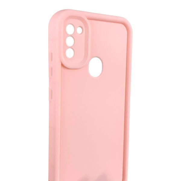 Чехол силиконовый Soft Touch для Samsung Galaxy M11 розовый (Полная защита камеры) 0053980 фото