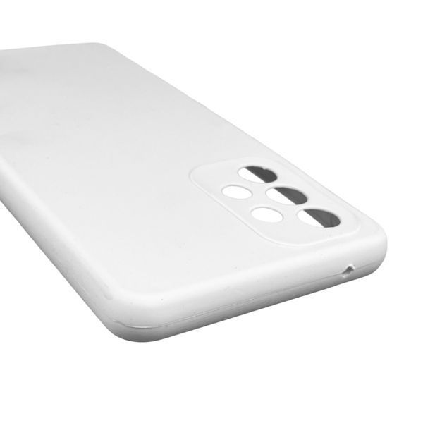 Чехол для Samsung Galaxy A73 5G (SM-A736B) силиконовый с микрофиброй нескользящий на самсунг а73 5г белый 0032118 фото