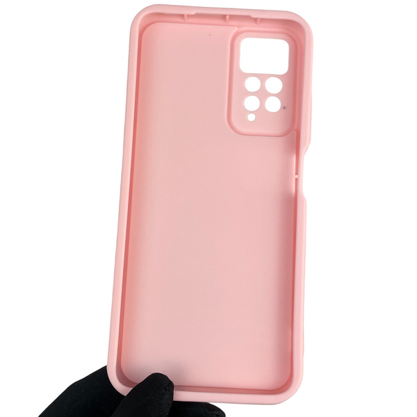 Чехол силиконовый Soft Touch с 3D принтом для Xiaomi Redmi Note 12 Pro розовый (Полная защита камеры) 0040847 фото