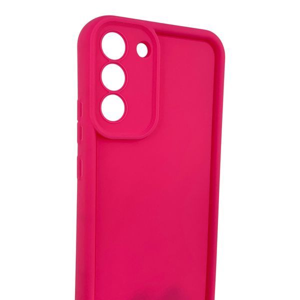 Чехол силиконовый Soft Touch для Samsung Galaxy S22 Plus малиновый (Полная защита камеры) 0054075 фото