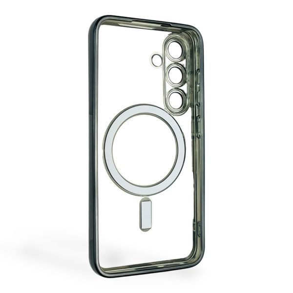 Чохол для Samsung Galaxy S25 (SM-S931B) з лінзами на камері з MagSafe на самсунг с25 чорний 0034529 фото