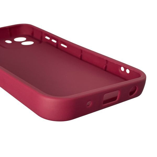Чохол силіконовий Soft Touch з 3D принтом чарівна мінні маус для Xiaomi Redmi A1 бордовий (Повний захист камери) 0050351 фото