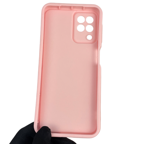 Чохол силіконовий Soft Touch для Samsung Galaxy M22 4G (SM-M225F) рожевий (Повний захист камери) 0039586 фото