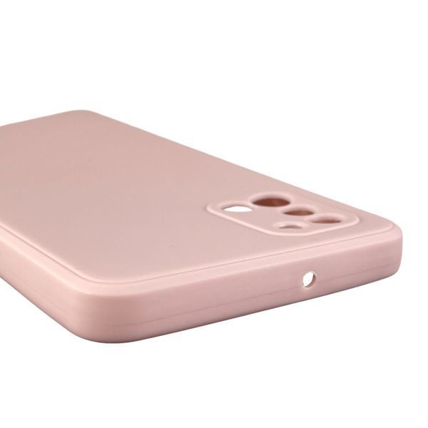 Чехол для Samsung Galaxy A31 (SM-A315F) с квадратными гранями с защитой камеры на самсунг а31 пудровый 0012589 фото