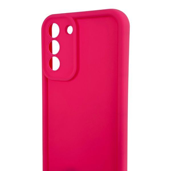 Чехол силиконовый Soft Touch для Samsung Galaxy S22 Plus малиновый (Полная защита камеры) 0054075 фото