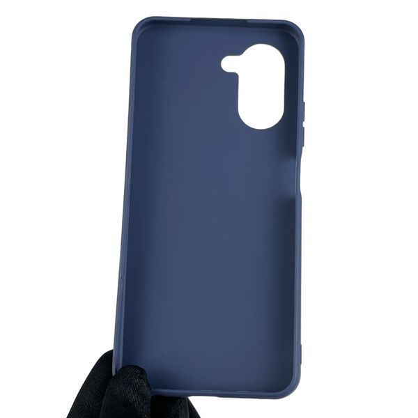 Чохол для Realme C33 однотонний матовий силіконовий на реалмі с33 синій 0000157 фото