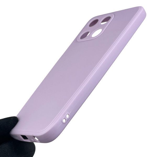 Чохол для Huawei Honor X6a (WDY-LX1) з квадратними гранями із захистом камери на хонор х6а бузковий 0012296 фото