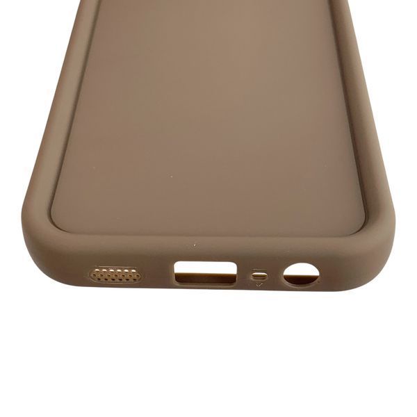 Чохол силіконовий Soft Touch для Oppo A15 коричневий (Повний захист камери) 0054301 фото