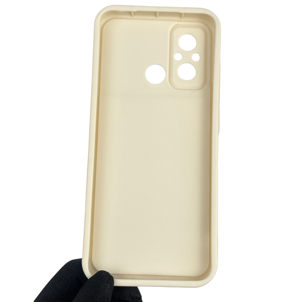 Чохол силіконовий Soft Touch з 3D принтом Майнкрафт для Xiaomi Redmi 11A молочний (Повний захист камери) 0041695 фото