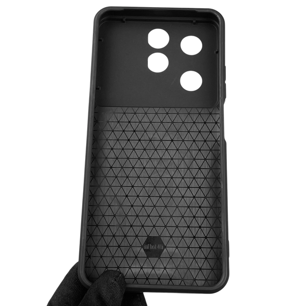 Чохол для Infinix Smart 8 броньований з кільцем-тримачем підставкою зі шторкою на інфінікс смарт 8 чорний rg1 0015621 фото