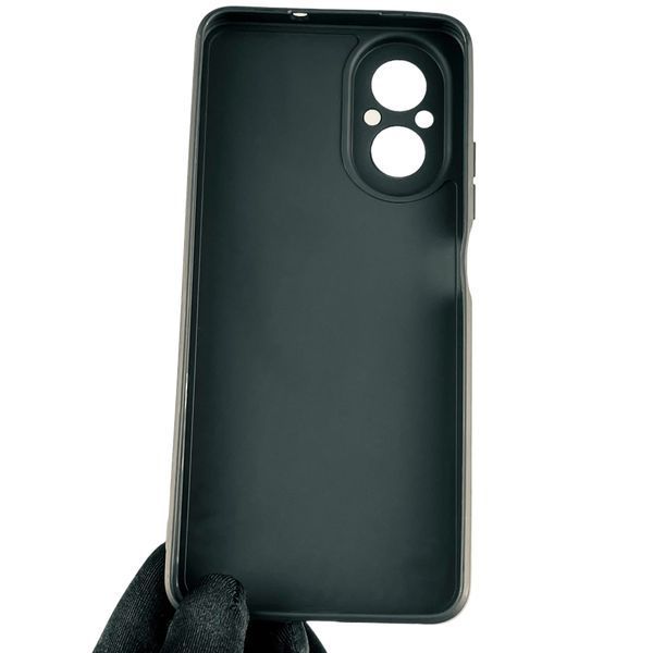Чохол для Realme C67 протиударний однотонний з квадратними гранями із захистом камери на реалмі с67 чорний 0008422 фото