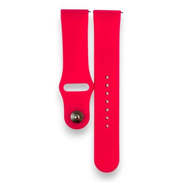 Ремешок силиконовый 20 мм для Withings ScanWatch 2 (42mm) малиновый 0055196 фото