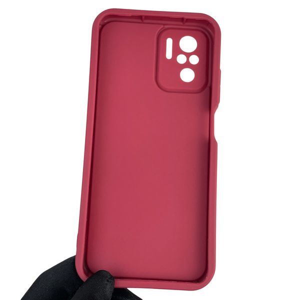 Чохол силіконовий оригінальний Soft Touch з 3D принтом мему сібу для Xiaomi Redmi Note 10 бордовий (Повний захист камери) 0047861 фото