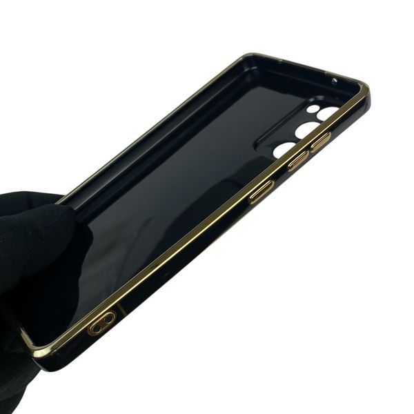 Чохол для Samsung Galaxy S20 FE (SM-G780G) з кільцем MagSafe із золотою окантовкою на самсунг с20 фе чорний gs1 0021564 фото