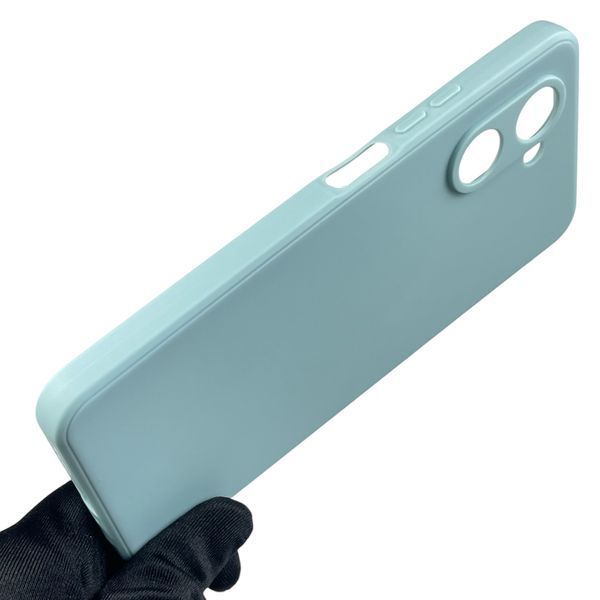 Чехол для Realme C33 с квадратными гранями с защитой камеры на реалми с33 серый 0012489 фото