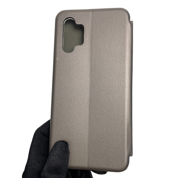 Чехол-книжка для Samsung Galaxy A32 SM-A325F с подставкой на самсунг а32 серая 0002132 фото