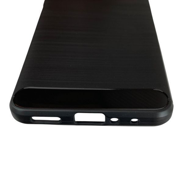 Чохол для телефона Oppo A5 Pro 4G карбоновий протиударний з високими бортами чорний 0052030 фото