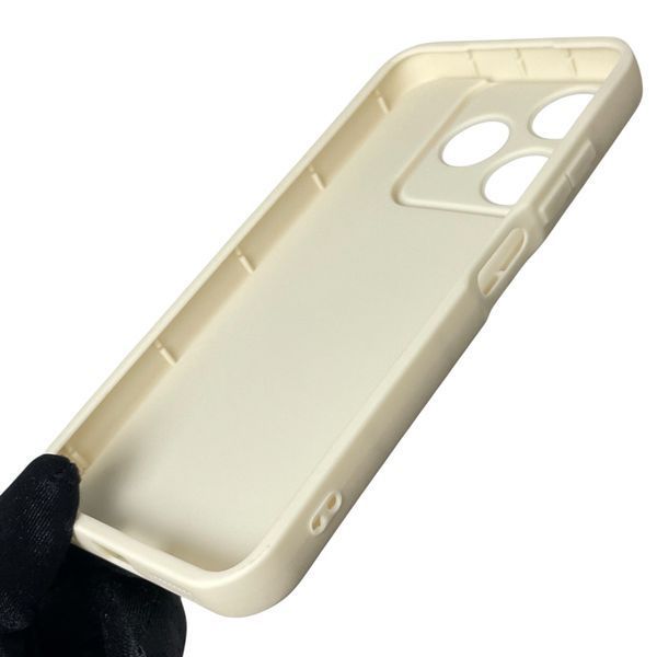 Чохол силіконовий Soft Touch з 3D принтом для TECNO Spark 10 (KI5q) молочний (Повний захист камери) 0044651 фото