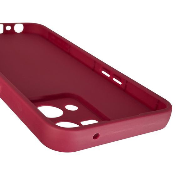 Чохол силіконовий Soft Touch з 3D принтом кумедний тед ведмідик для Oppo Reno 7 бордовий (Повний захист камери) 0049155 фото