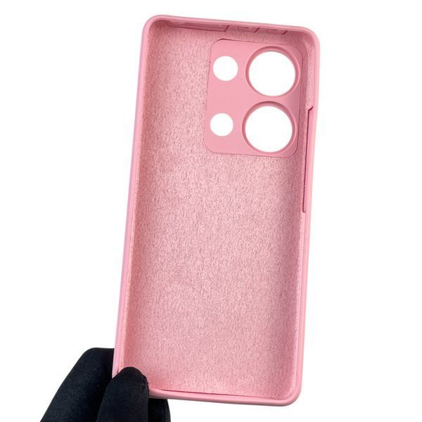Чехол для Xiaomi POCO M6 Pro 4G силиконовый с микрофиброй нескользящий на сяоми поко м6 про 4г розовый 0032508 фото