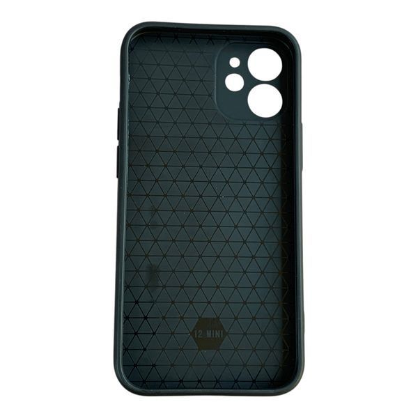 Чохол із шторкою камери для Apple iPhone 12 Mini чорний (протиударний, кільце в авто) 0062469 фото