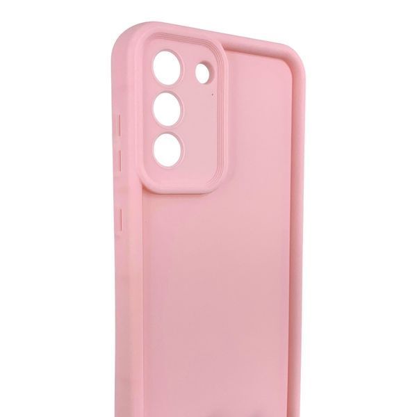 Чохол силіконовий Soft Touch для Samsung Galaxy S21 FE рожевий (Повний захист камери) 0054030 фото