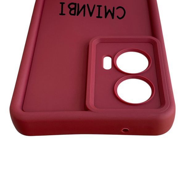 Чохол силіконовий Soft Touch з 3D принтом Сміливі завжди мають щастя для Motorola Moto G20 (XT2128-1) бордовий (Повний захист камери) 0065091 фото