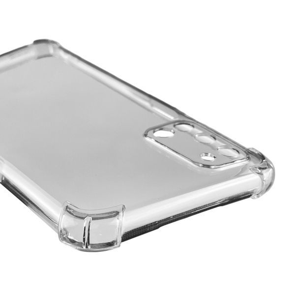 Чехол для OPPO A92 с бронь углами углы выше экрана противоударный на оппо а92 прозрачный 0000408 фото