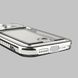 Чехол для Apple iPhone 15 с серебряной окантовкой с карманом для карт на айфон 15 серебряный 0013019 фото 5
