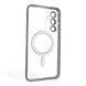Чохол для Samsung Galaxy A55 5G (SM-A556B) з лінзами на камері з MagSafe на самсунг а55 5г бузковий 0034478 фото 2