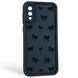 Чохол силіконовий Soft Touch з 3D принтом для Samsung Galaxy A02 чорний (Повний захист камери) 0057562 фото 1